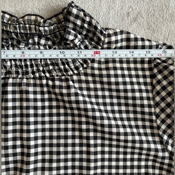 Ax PARIS curve Plus Gingham High Neck Dress size 22 - Picture 4 of 10